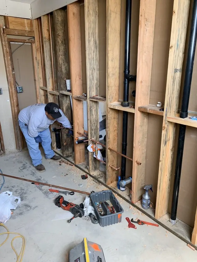 Commercial rough-in plumbing for Water Heater Replacement in Willow Grove